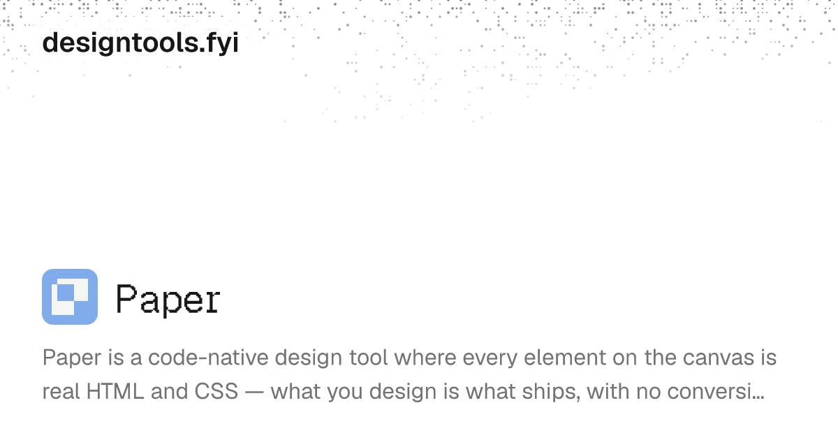 Paper Alternatives & Review (2026) | designtools.fyi